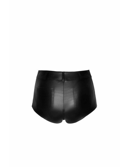 Short F318 Powerwetlook imprimé crocodile | Noir HandMade