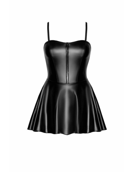 Robe bustier wetlook noire | Noir HandMade