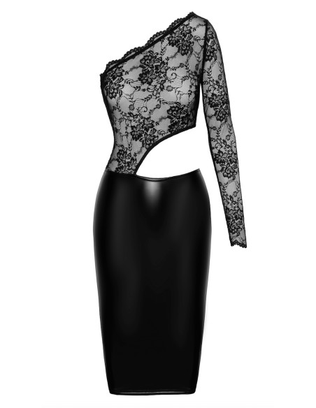 Robe Midi Erotica : L'asymétrie sensuelle | Noir HandMade