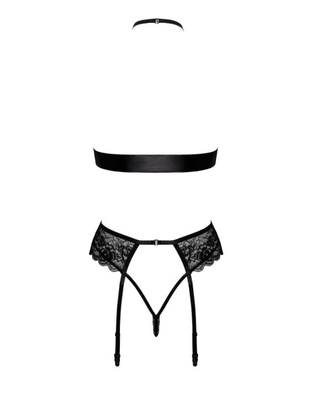 Parure Bondage 244 en Dentelle Noire | Kissable par Noir Handmade