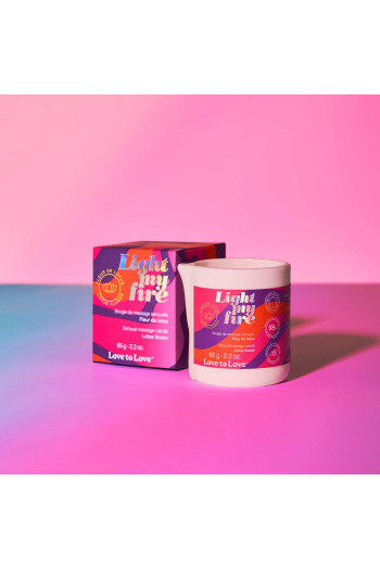 Bougie de massage Light My Fire Fleur de lotus | Love to Love