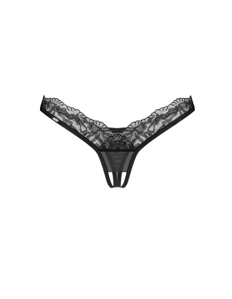 String ouvert Arrowel Noir | Obsessive