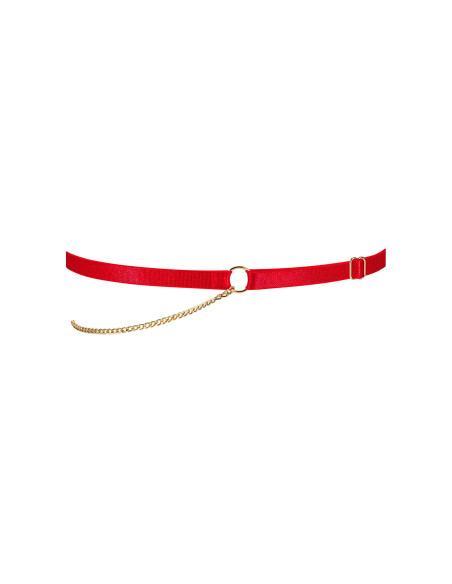 Jarretière Ingridia Rouge | Obsessive