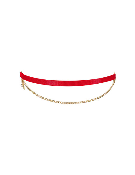 Jarretière Ingridia Rouge | Obsessive